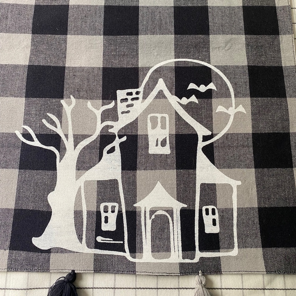 Haunted House Table Runner 36” x 13.5”